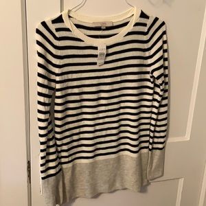 NWT Ann Taylor loft striped sweater